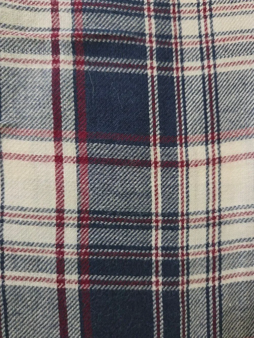 Billabong Navy Plaid Liv It Up Cardigan Flyaway Fringe Front Top - Picture 10 of 16
